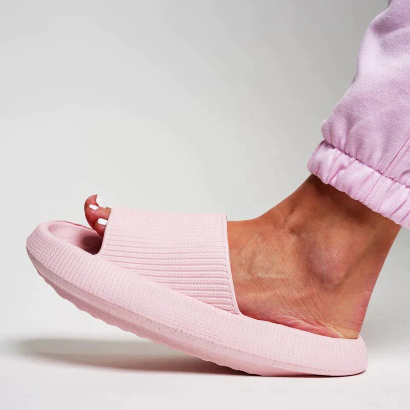 Dames - Traagschuim Teenslippers - Zachte Ondersteuning - Comfortabel Voetbed - PUFFWALK SLIPPERS