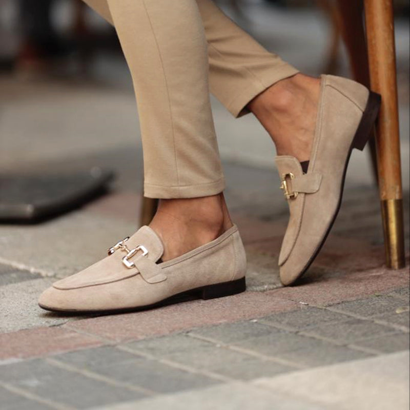 Heren Loafers Met Decoratieve Metalen Gesp Voor Dagelijks Gebruik – NICCOLO COMFORT