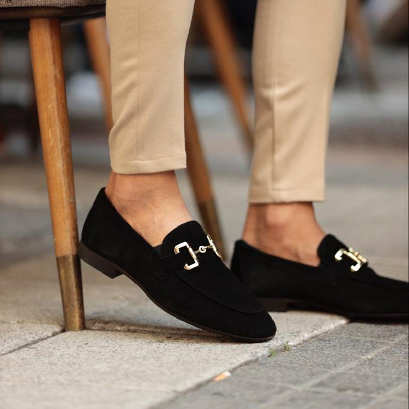 Heren Loafers Met Decoratieve Metalen Gesp Voor Dagelijks Gebruik – NICCOLO COMFORT