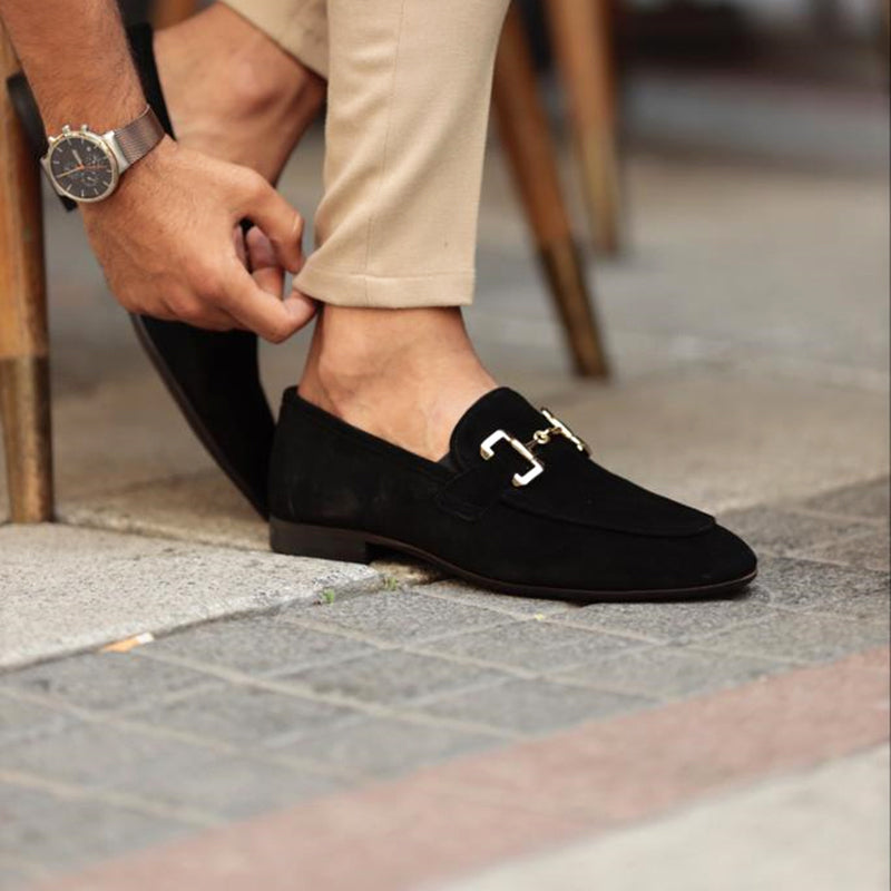 Heren Loafers Met Decoratieve Metalen Gesp Voor Dagelijks Gebruik – NICCOLO COMFORT