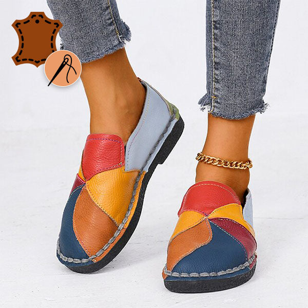 Vrouwen - Kleurrijke Patchwork Loafers - Lichtgewicht Comfort - Dagelijkse Schoenen - MOSAIC LOAFER