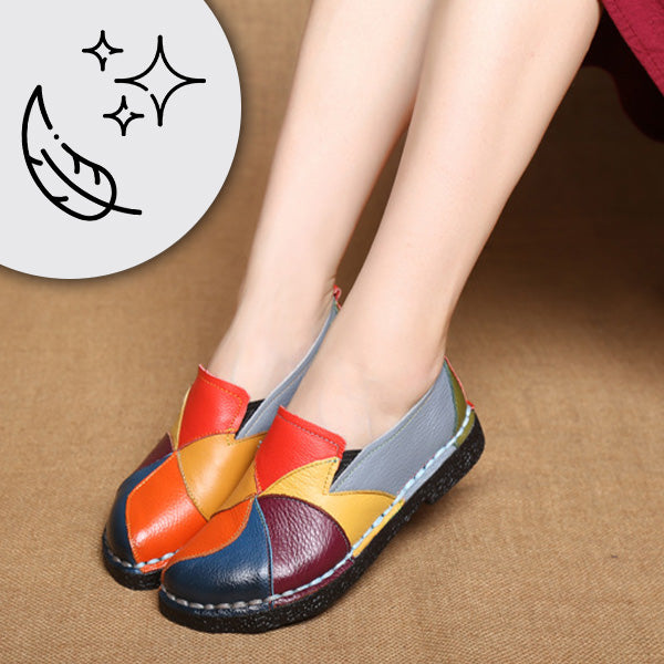 Vrouwen - Kleurrijke Patchwork Loafers - Lichtgewicht Comfort - Dagelijkse Schoenen - MOSAIC LOAFER