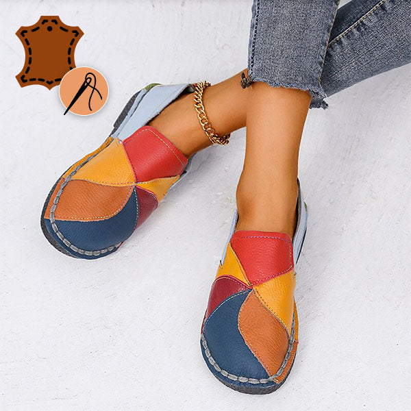Vrouwen - Kleurrijke Patchwork Loafers - Lichtgewicht Comfort - Dagelijkse Schoenen - MOSAIC LOAFER