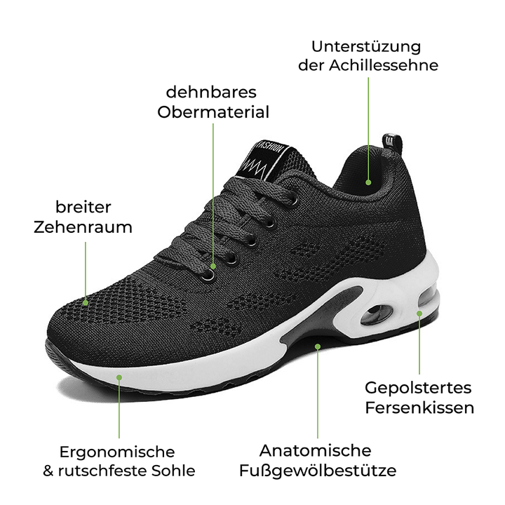 Dames - Orthopedische Hardloopschoenen - Gewatteerd Voetbed - Comfortabele Sneakers - Loop Vrij