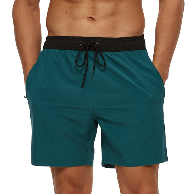 Heren Short met Elastische Tailleband en Verstelkoord voor Sportieve Activiteiten – REYNARD ACTIVE