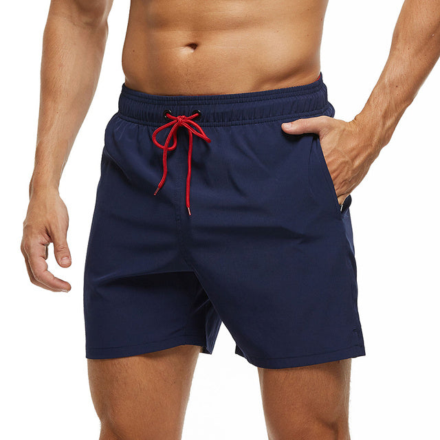 Heren Short met Elastische Tailleband en Verstelkoord voor Sportieve Activiteiten – REYNARD ACTIVE