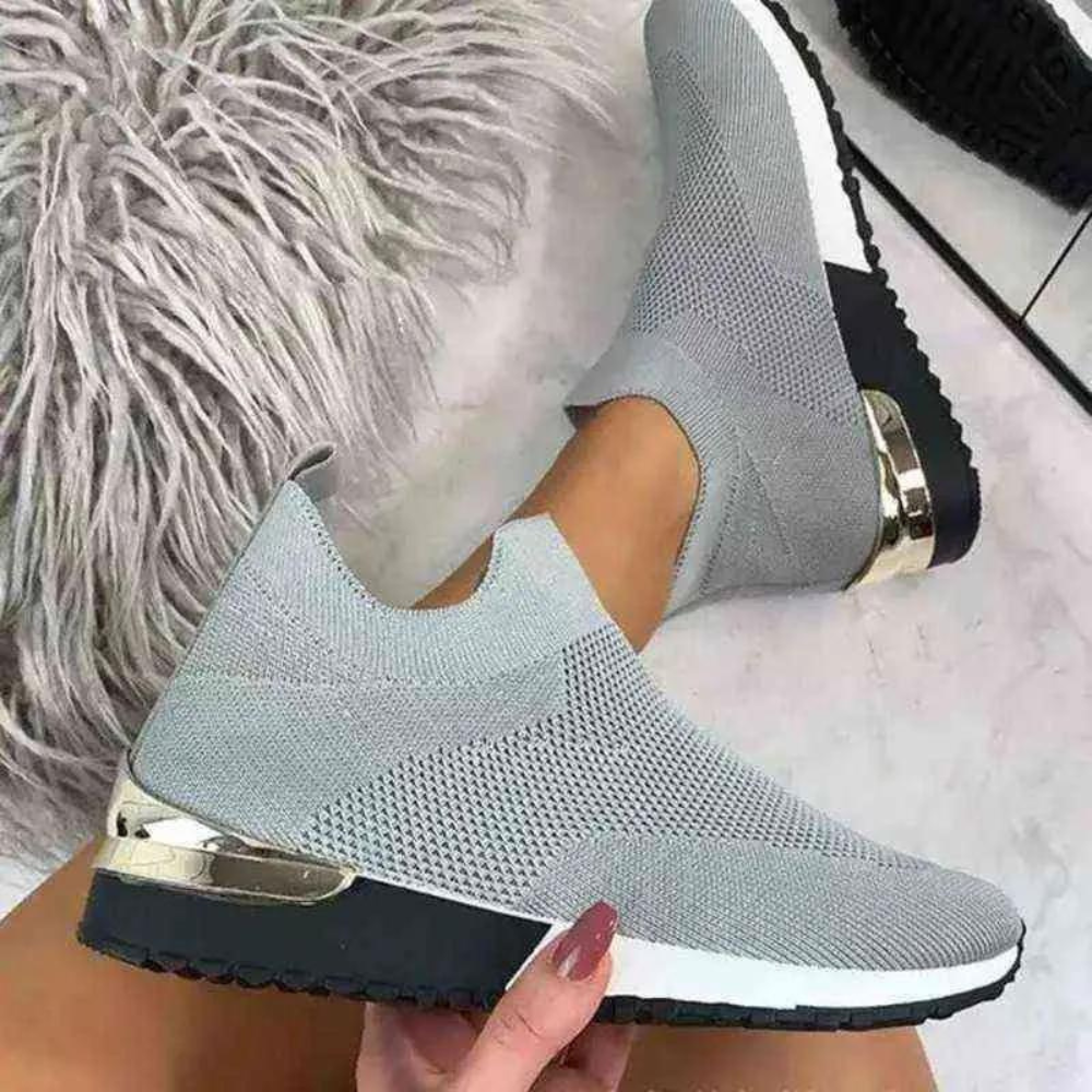 Damesslipons - Vrouwen - Ademend - Comfort - Moderne Slipon