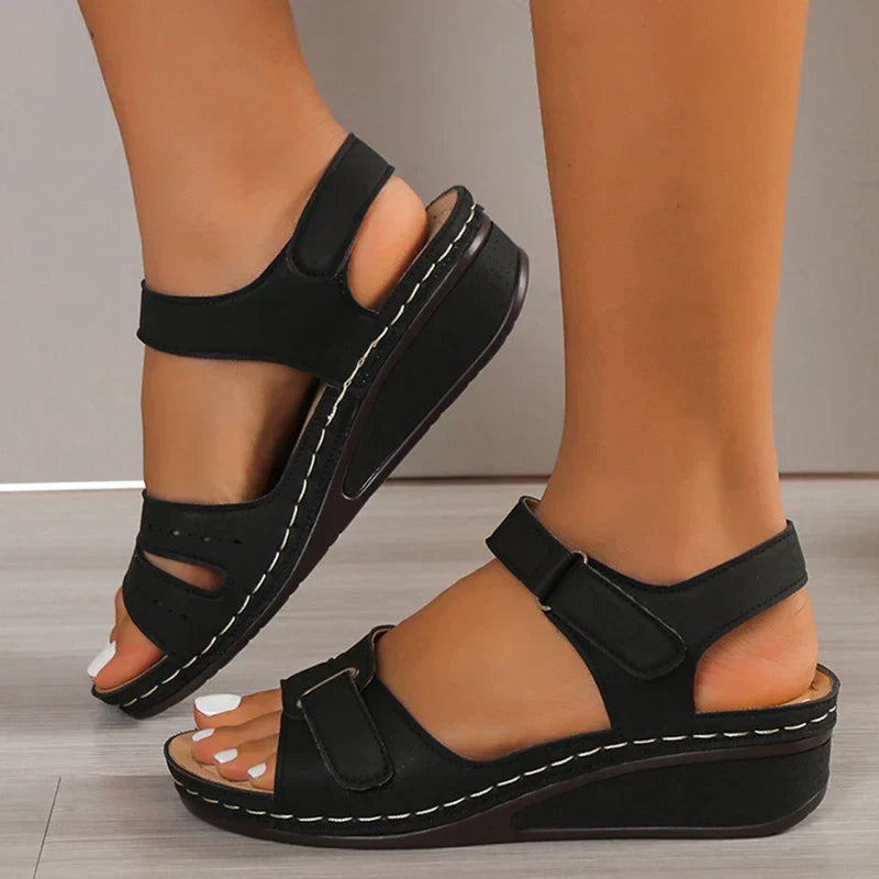 Dames - Orthopedische Sandalen - Hoogwaardig PU-Leer - Comfortabele Zomerfootwear - CLAIR COMFORT