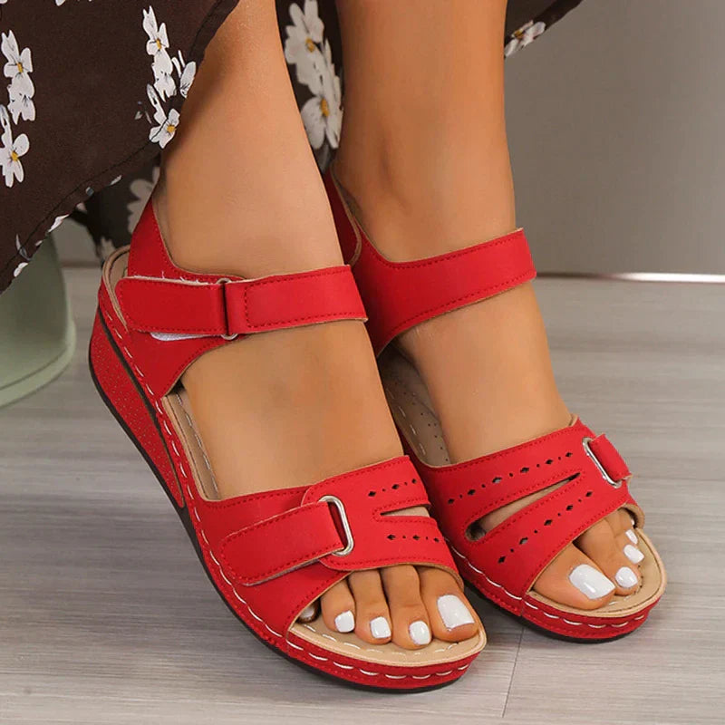 Dames - Orthopedische Sandalen - Hoogwaardig PU-Leer - Comfortabele Zomerfootwear - CLAIR COMFORT
