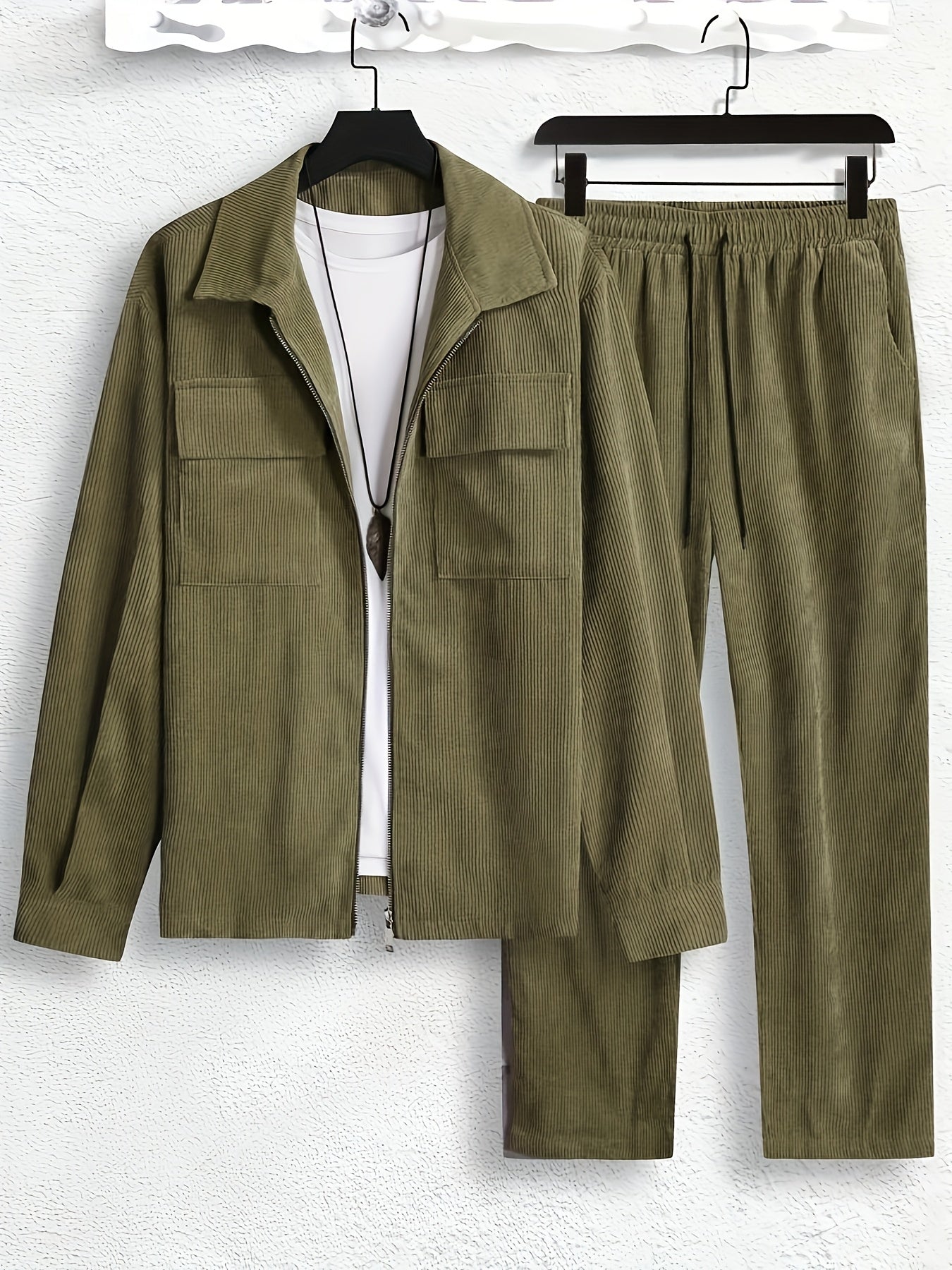 Heren Tweed Set - Men - Zachte Stoffen - Herfstlook - Herfst