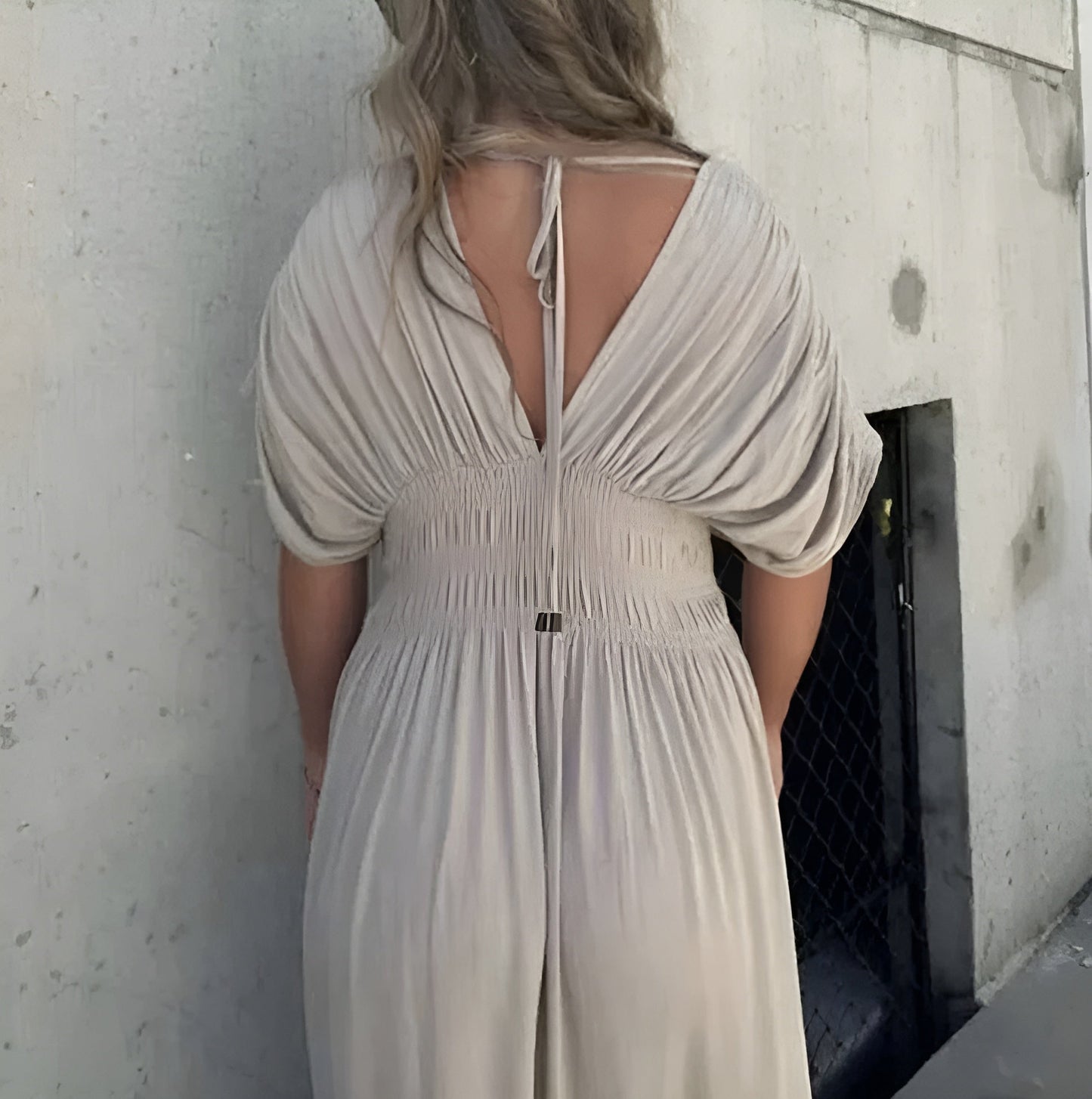 Vrouwen - Losse Maxi Jurk - Ademend Materiaal - Elegante Zomermode - CHARO DESIGN