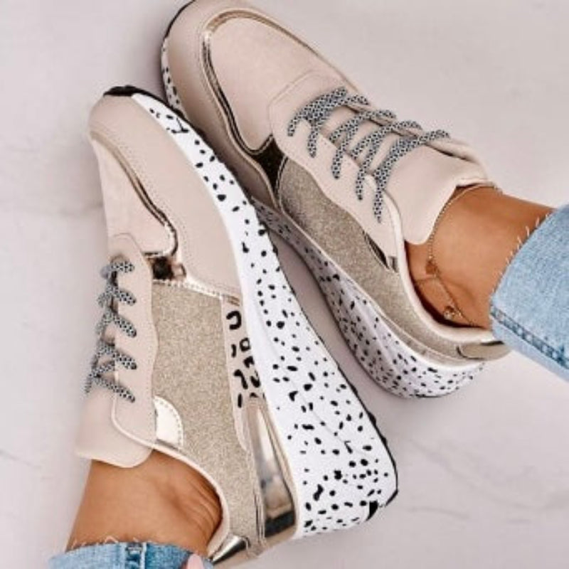 Dames Sneakers - Vrouwen - Print Voetbed - Orthopedisch - LUX