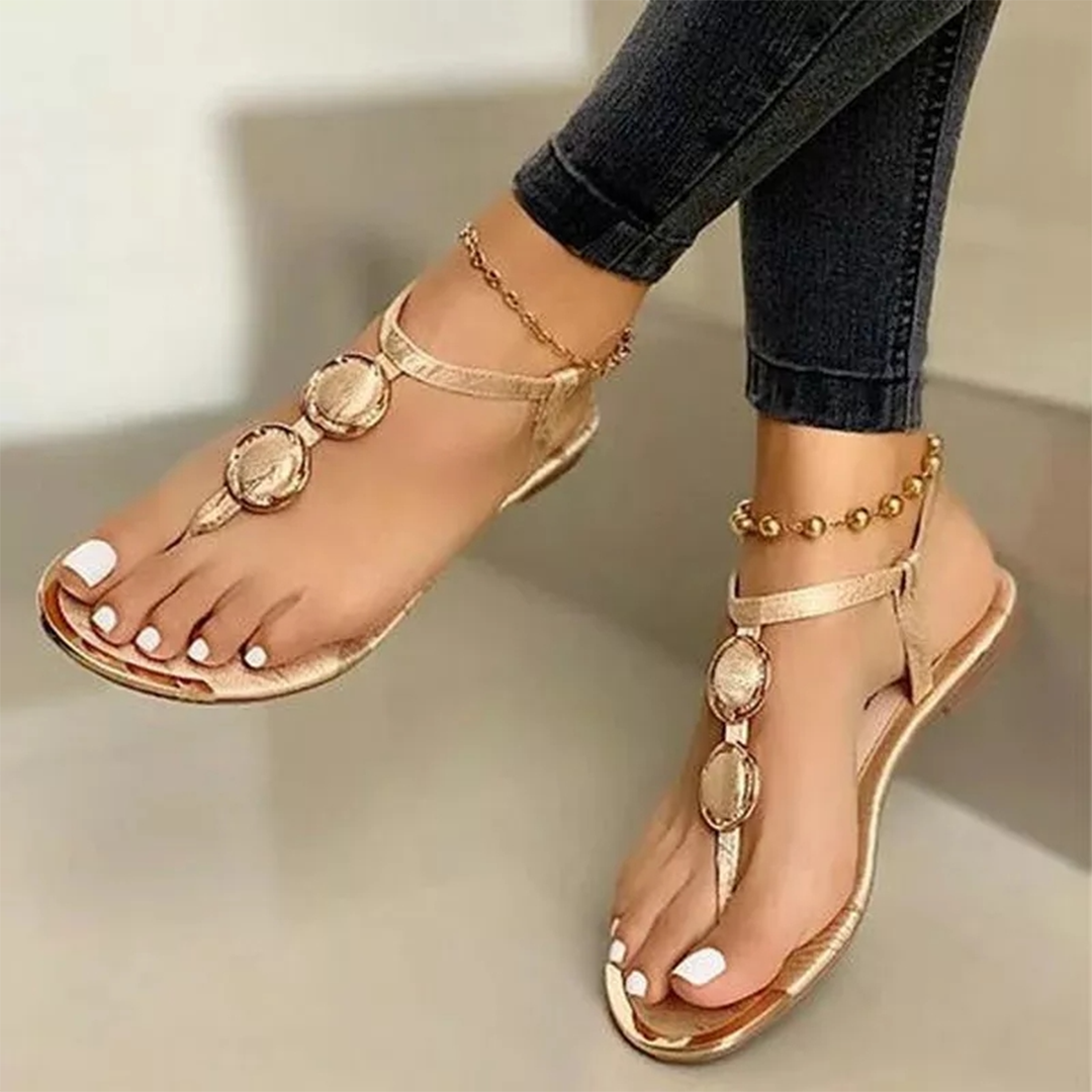 Luxe dames sandalen met strassdetails en comfortabele pasvorm – SELENE SHINE