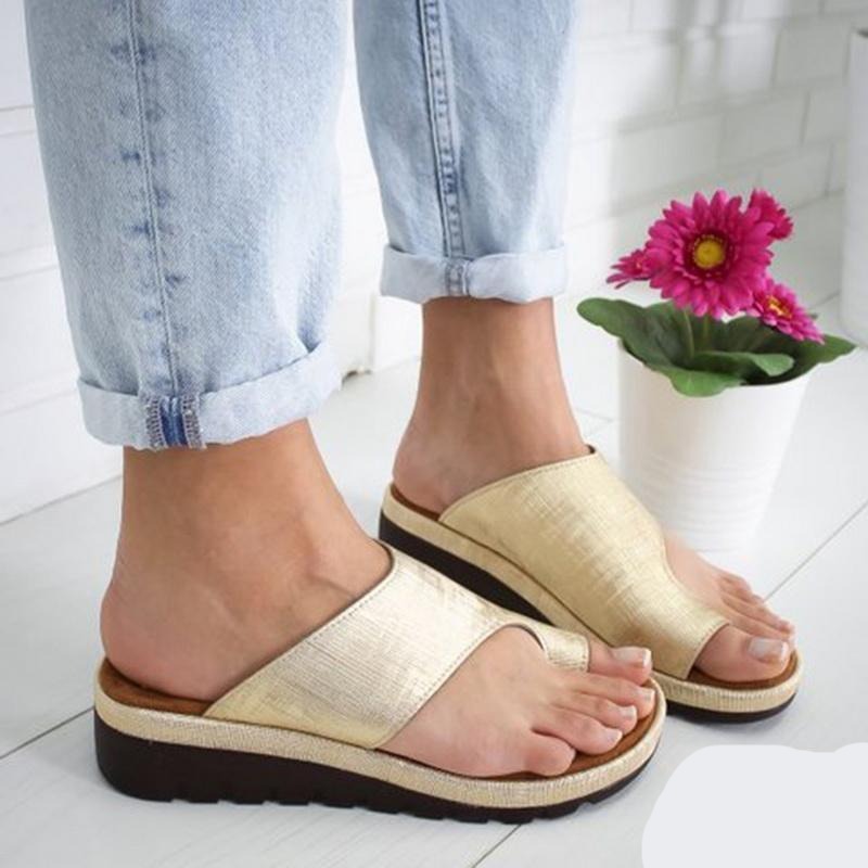 Zomerse schokdempende sandalen voor dames met luchtige pasvorm – SOLENA STEP