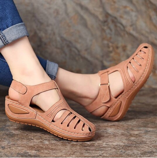 Dames - Orthopedische Sandalen - Leren Materiaal - Comfortabele Voetsteun - JOYCE DESIGN