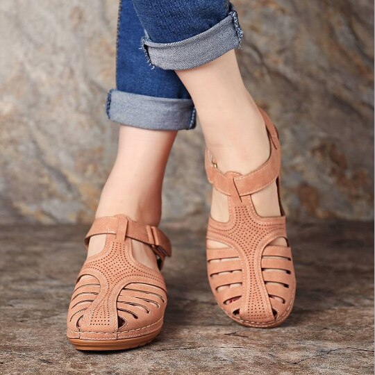 Dames - Orthopedische Sandalen - Leren Materiaal - Comfortabele Voetsteun - JOYCE DESIGN