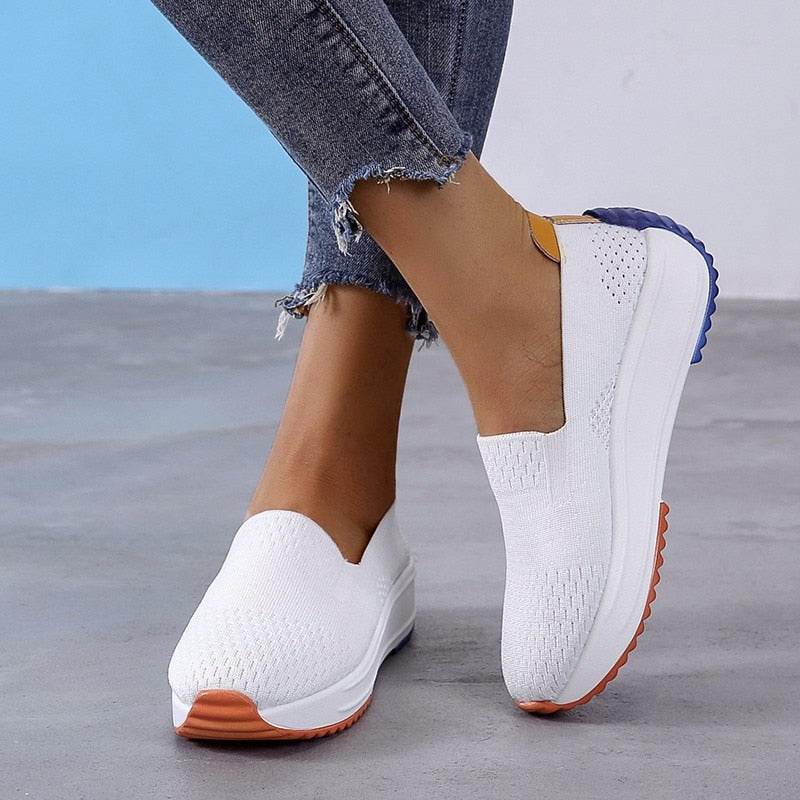 Vrouwen - Orthopedische Wandelschoenen - Ademend Mesh - Lichtgewicht Ondersteuning - Comfortabele Dames Sneakers