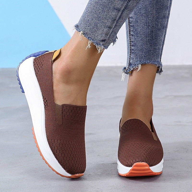 Vrouwen - Orthopedische Wandelschoenen - Ademend Mesh - Lichtgewicht Ondersteuning - Comfortabele Dames Sneakers