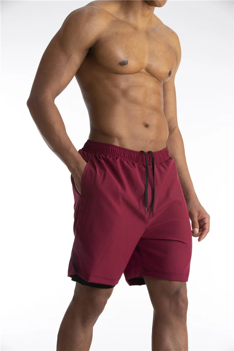 Heren - Sportshort - Geïntegreerde Legging - Functioneel Ontwerp - ACTIEVE STIJL