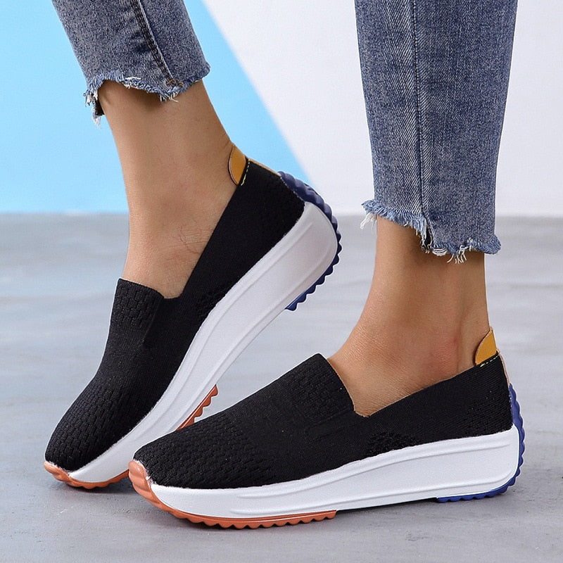 Vrouwen - Orthopedische Wandelschoenen - Ademend Mesh - Lichtgewicht Ondersteuning - Comfortabele Dames Sneakers