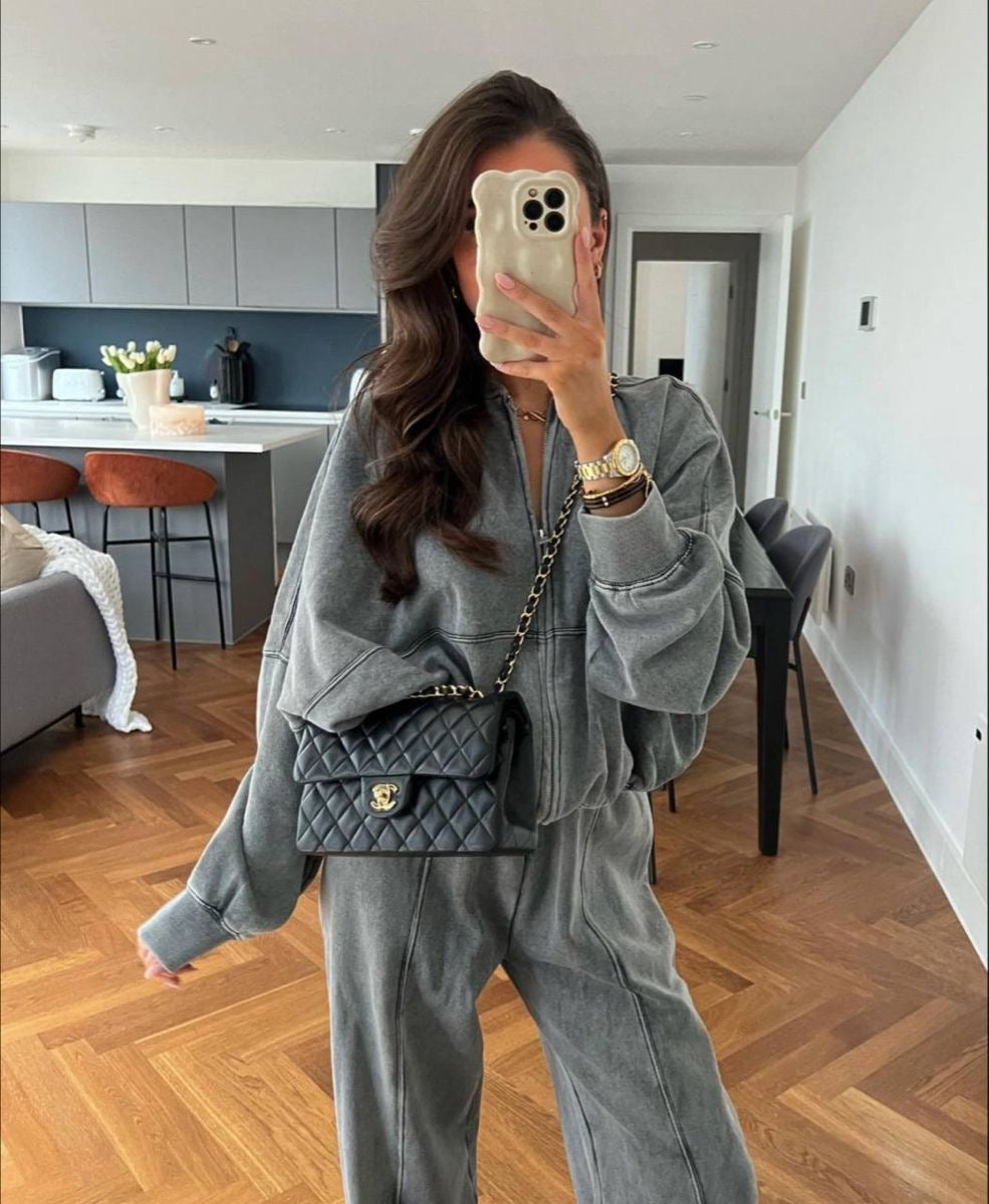 Dames - Lounge Set - Comfortabele Stof - Street Chic - MODERNE STIJL