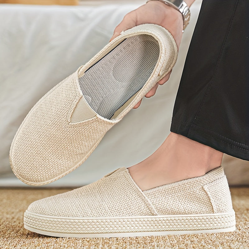 Heren - Casual Loafers - Ademend Linnen - Zomer Comfort - GEVOCHT EDGE