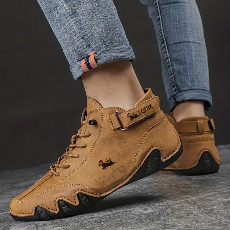 Wandelschoenen - Heren - Leren Orthopedisch - Comfort Walk