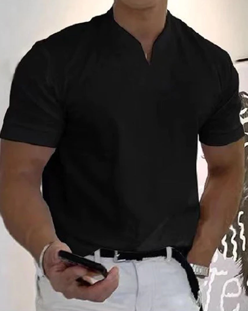 ACTIVERA – Korte Mouwen V-Hals Sport T-Shirt