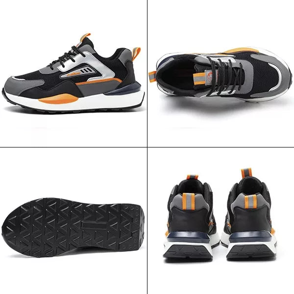 Veiligheidsschoenen - Mannen - Lichtgewicht en Doorsteekvast - Bescherming en Comfort - TRAIL EDGE