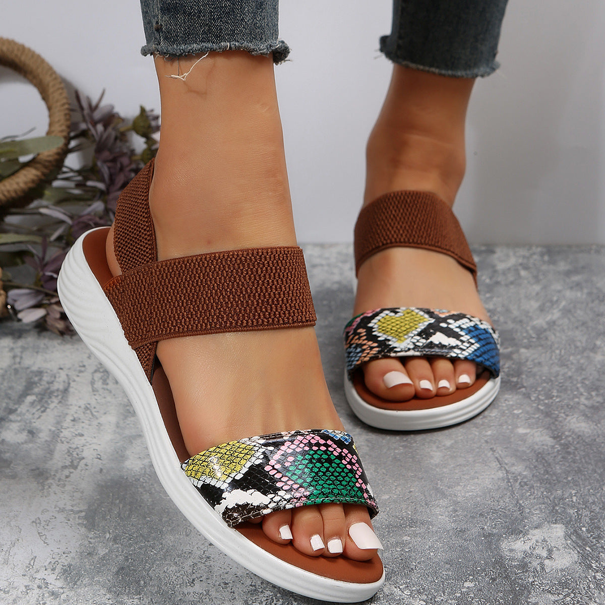 Stijlvolle Sandalen - Dames - Comfortabel Ontwerp - Zomer Mode - GERARDINE
