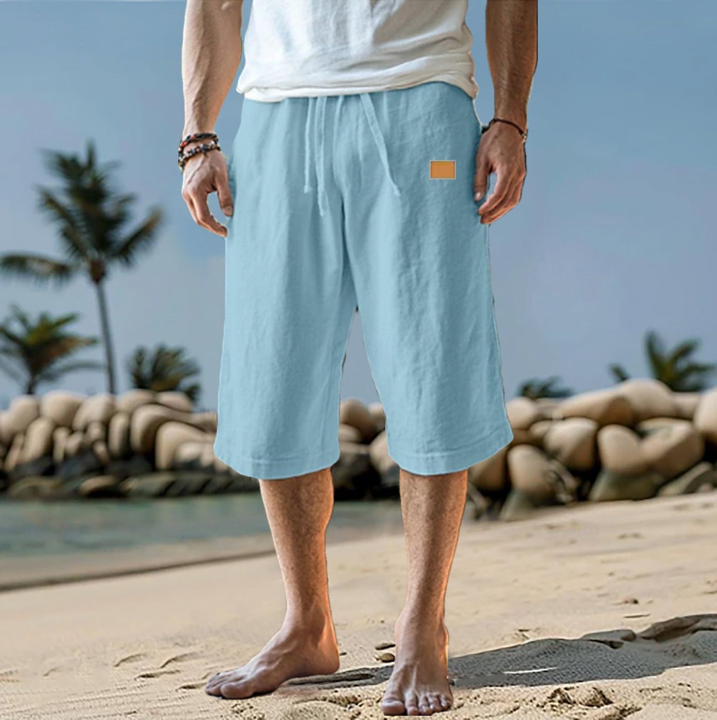 Loose-Fit Herenshort - Mannen - Comfortabele Elastische Taille - Ontspannen Zomerlook - LOOSE EDGE