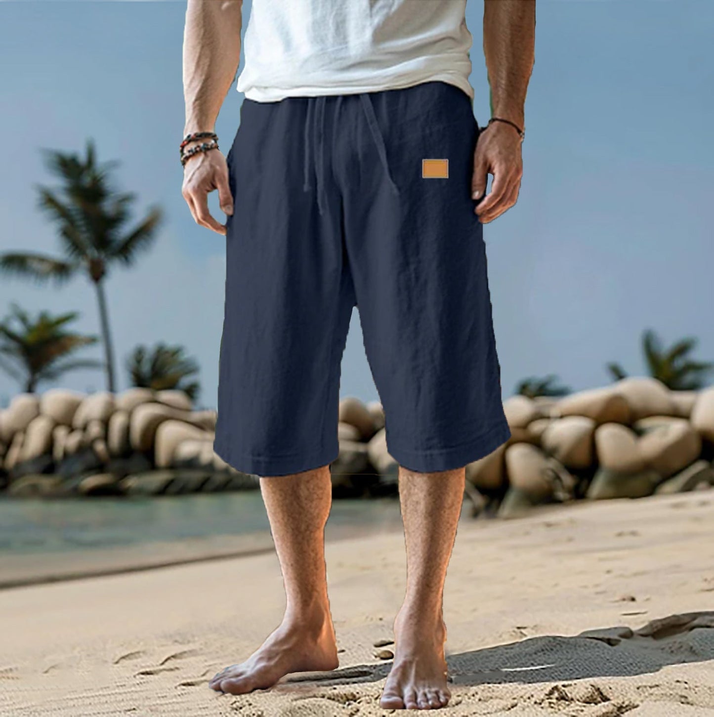 Loose-Fit Herenshort - Mannen - Comfortabele Elastische Taille - Ontspannen Zomerlook - LOOSE EDGE