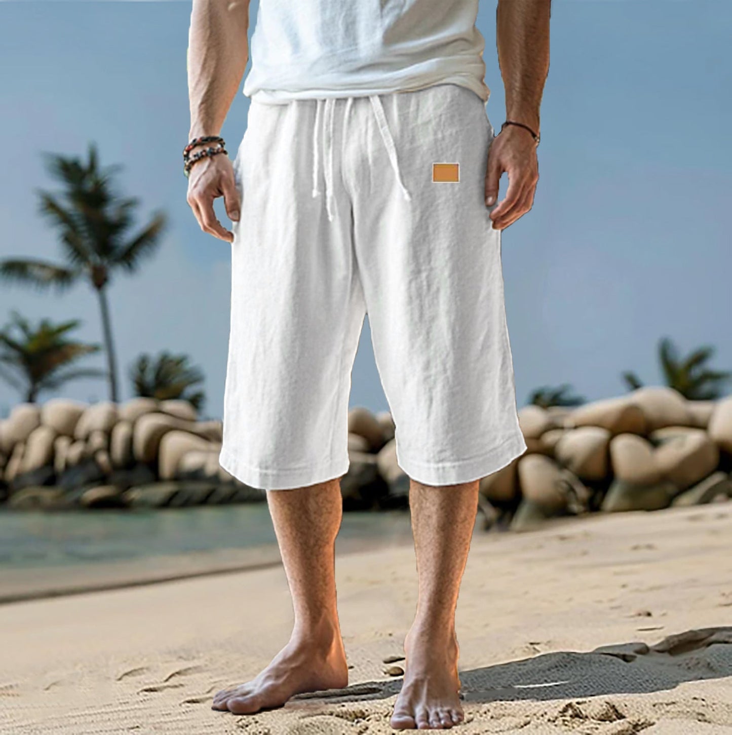 Loose-Fit Herenshort - Mannen - Comfortabele Elastische Taille - Ontspannen Zomerlook - LOOSE EDGE