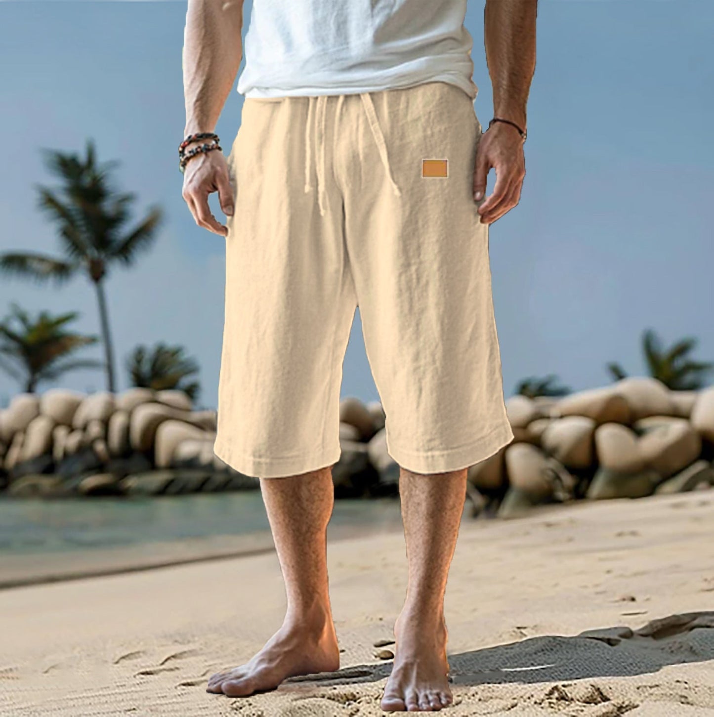 Loose-Fit Herenshort - Mannen - Comfortabele Elastische Taille - Ontspannen Zomerlook - LOOSE EDGE