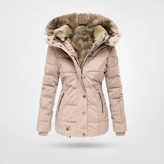 Gewatteerde Jas - Dames - Fleece Capuchon - Warmjas - Noor