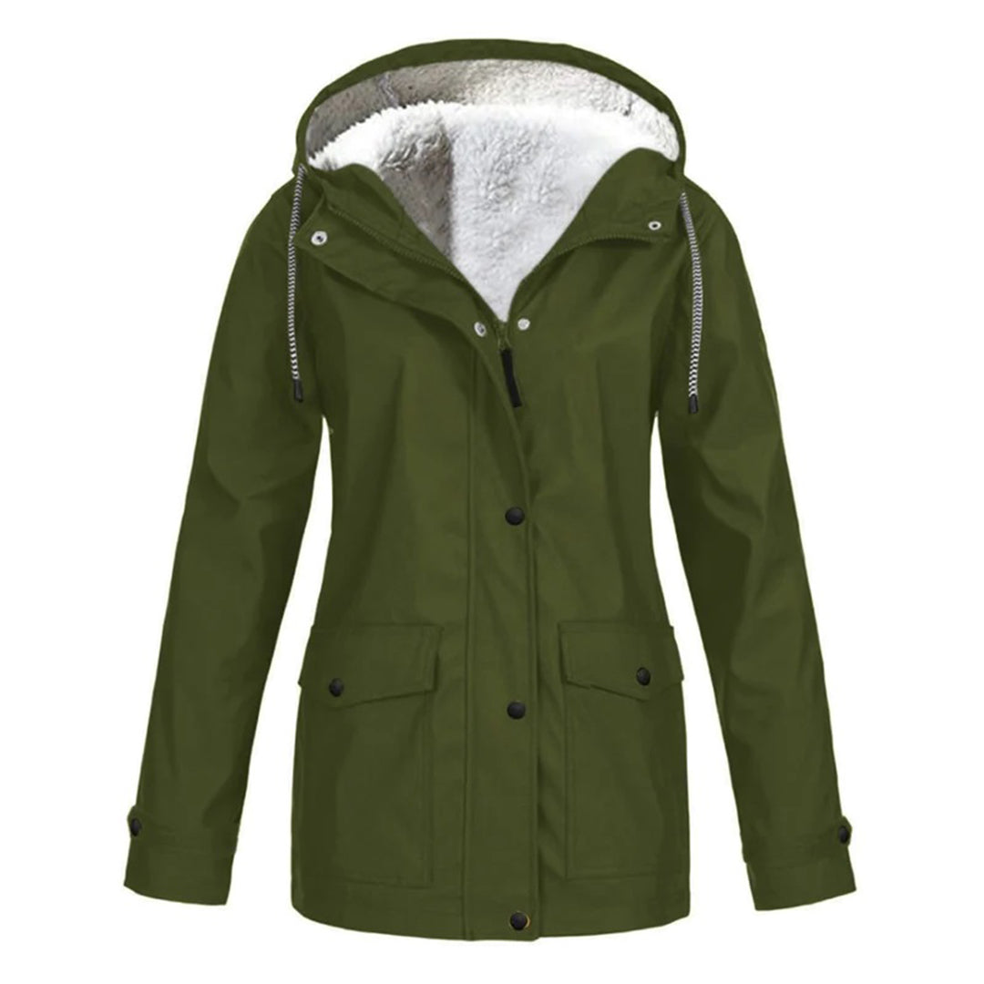 IRIS – Stijlvolle halflange fleece gevoerde regenjas voor ultiem comfort