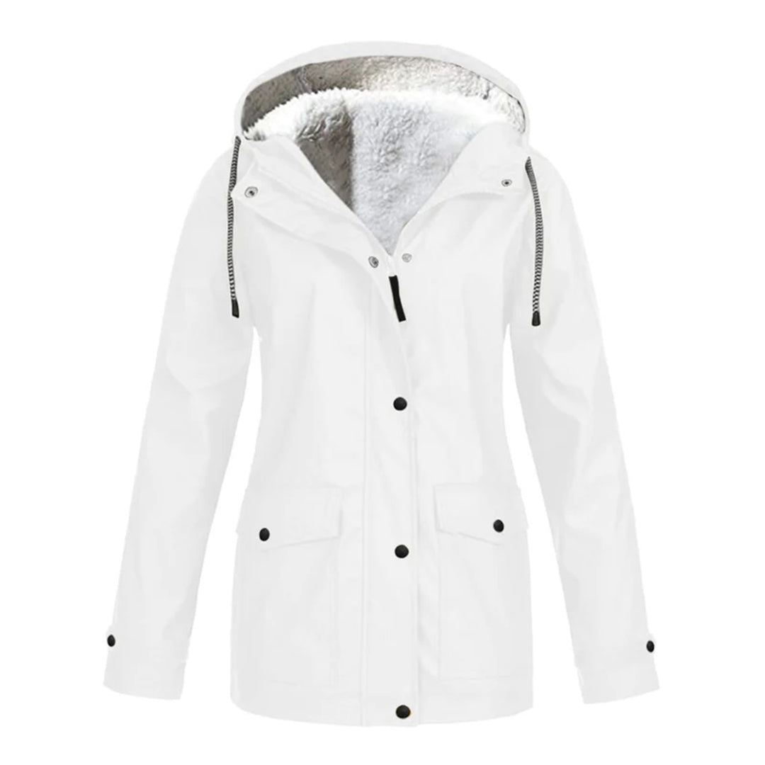 IRIS – Stijlvolle halflange fleece gevoerde regenjas voor ultiem comfort