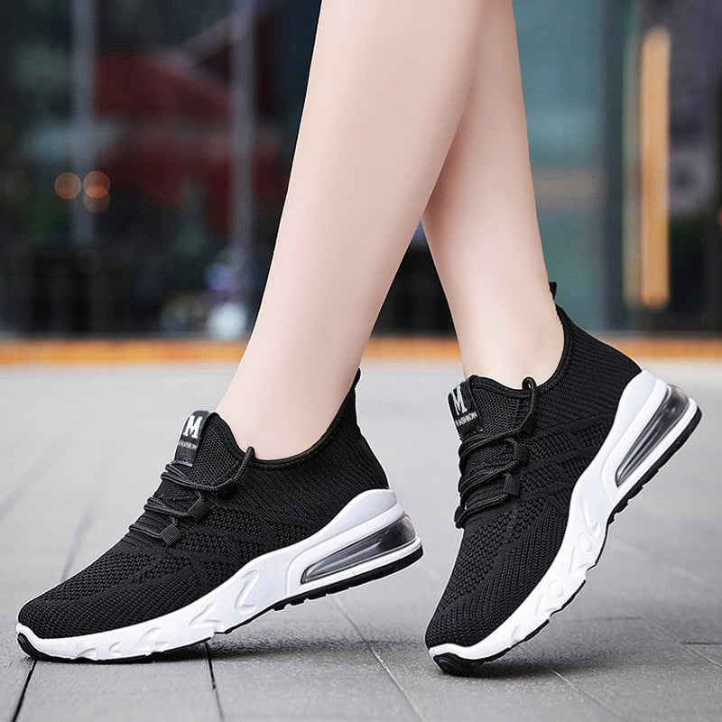 Lichtgewicht Sneakers - Dames - Ademend Bovenmateriaal - Dagelijks Gebruik - COMFORTABEL STAP