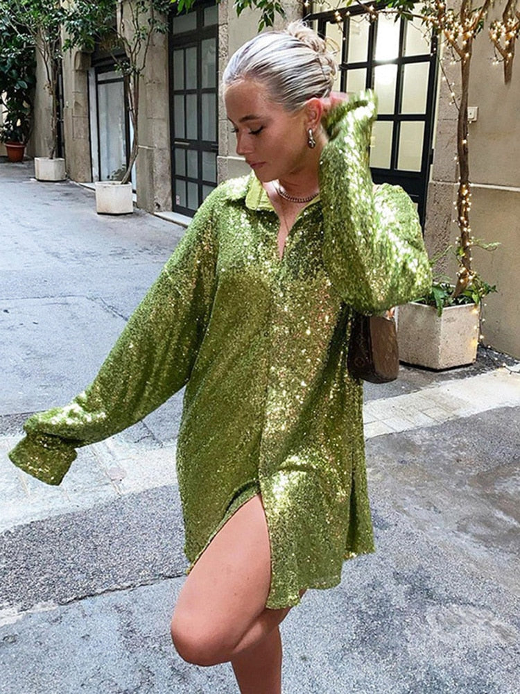 Glamoureuze glitter jurk voor speciale gelegenheden – Lumiara Spark