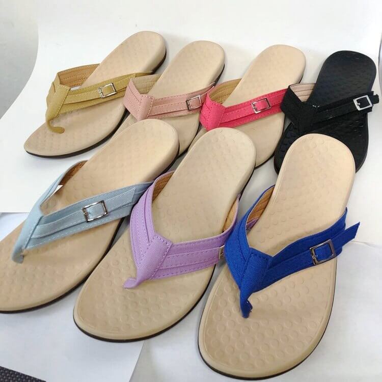 Dames - Orthopedische Teenslippers - Comfortabele Steunzolen - Ondersteuning Voor Voetklachten - VITA STEP