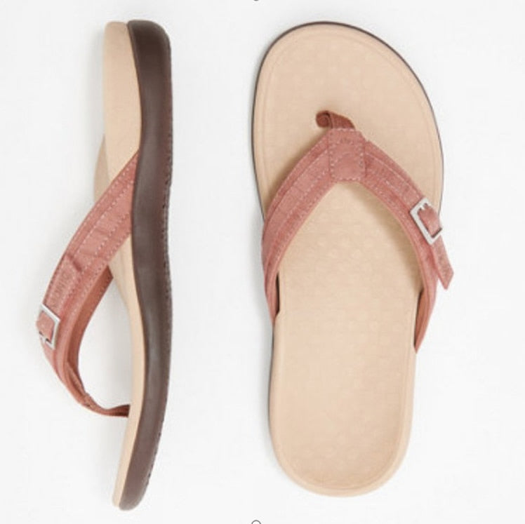 Dames - Orthopedische Teenslippers - Comfortabele Steunzolen - Ondersteuning Voor Voetklachten - VITA STEP