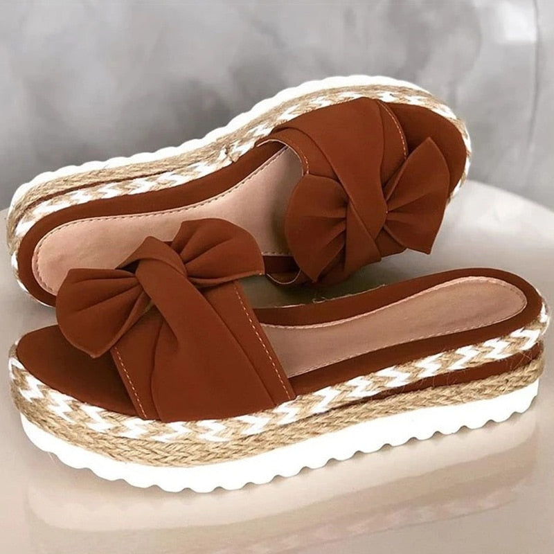 Sandalen - Dames - Comfortabel Design - Zomer Schoenen - Strik Style