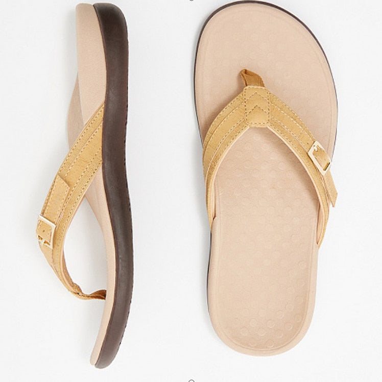 Dames - Orthopedische Teenslippers - Comfortabele Steunzolen - Ondersteuning Voor Voetklachten - VITA STEP