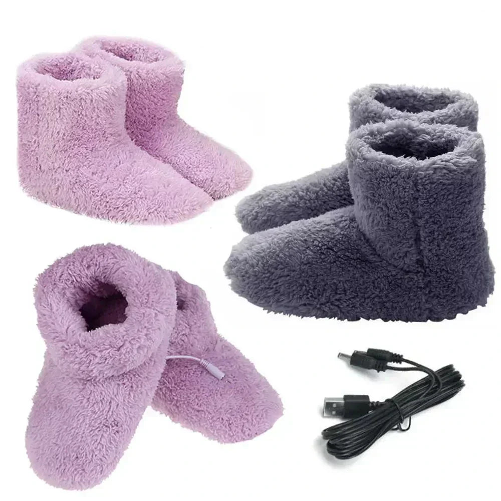 Pantoffels - Unisex - Zachte Voering - USB Verwarmde - Knus