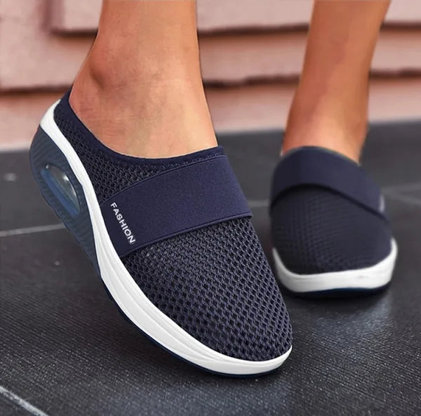 Vrouwen - Luchtkussentjes Slip-On Wandelschoenen - Ademend Mesh - Orthopedische Sneakers - COMFORT