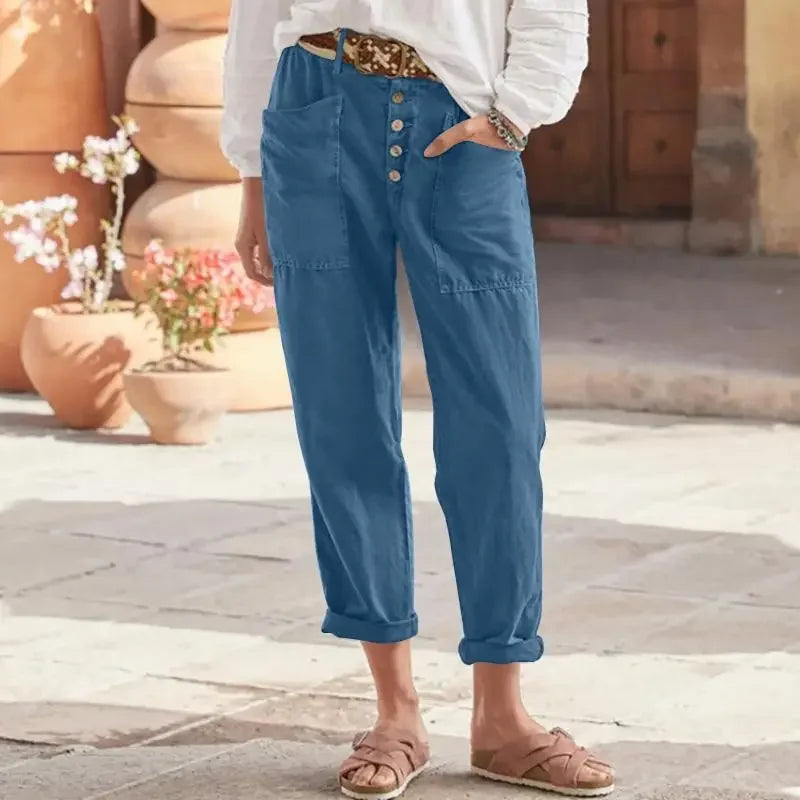 NAELI – Relaxed fit damesbroek met moeiteloze elegantie