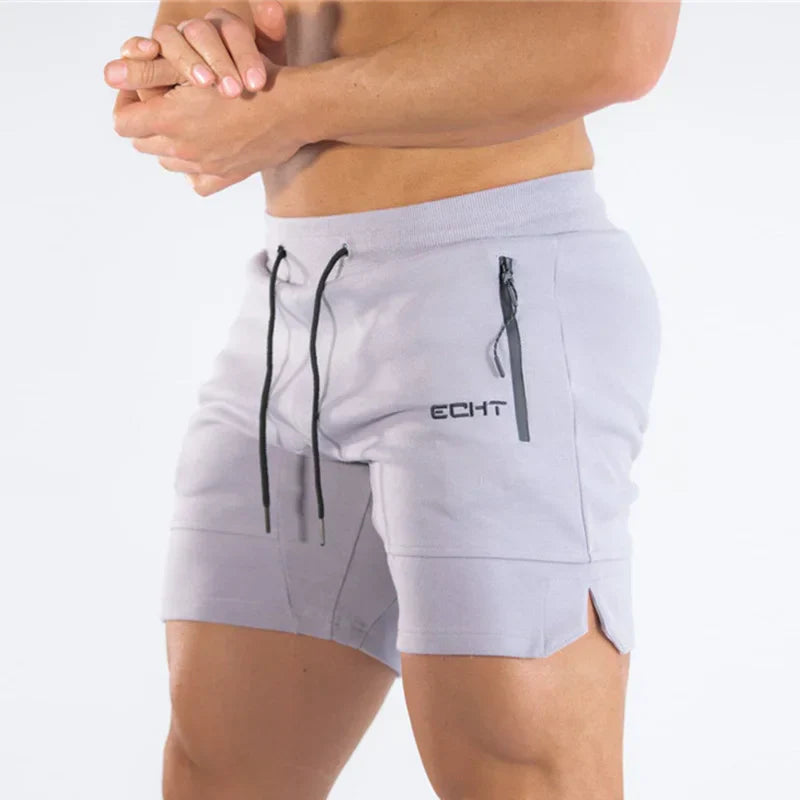 Heren Sportshort Met Ritszakken En Verstelbaar Koord Voor Actieve Sporters – UGO FLEX