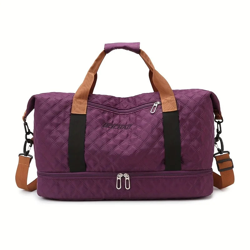 Grote Duffel - Unisex - Nylon - Schoenenvak - Weekender