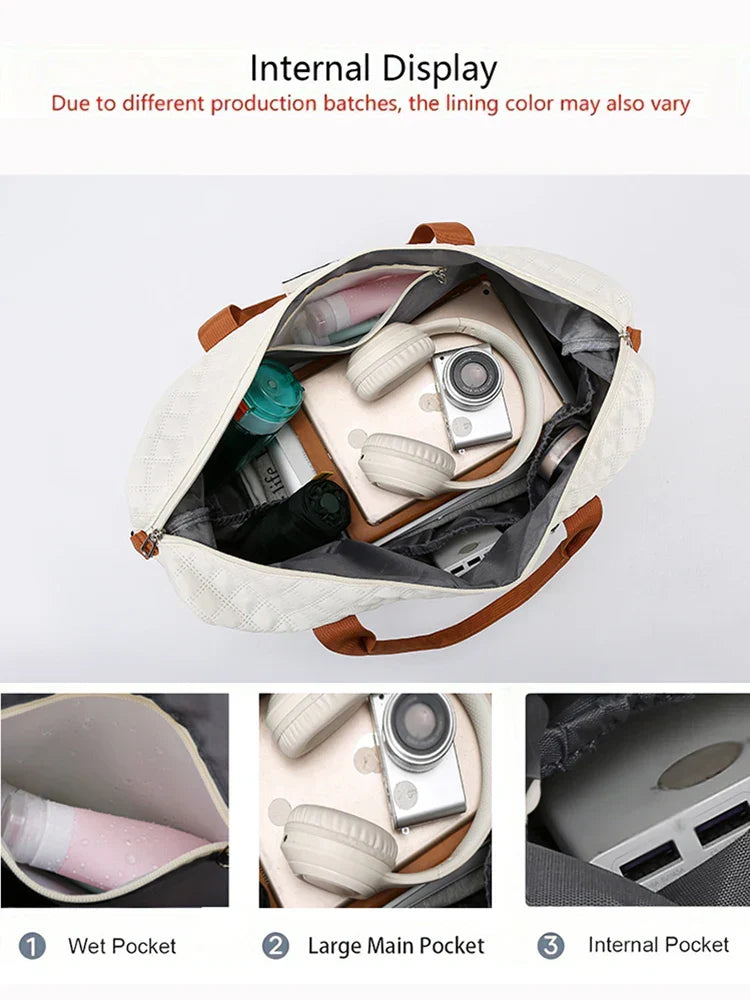 Grote Duffel - Unisex - Nylon - Schoenenvak - Weekender