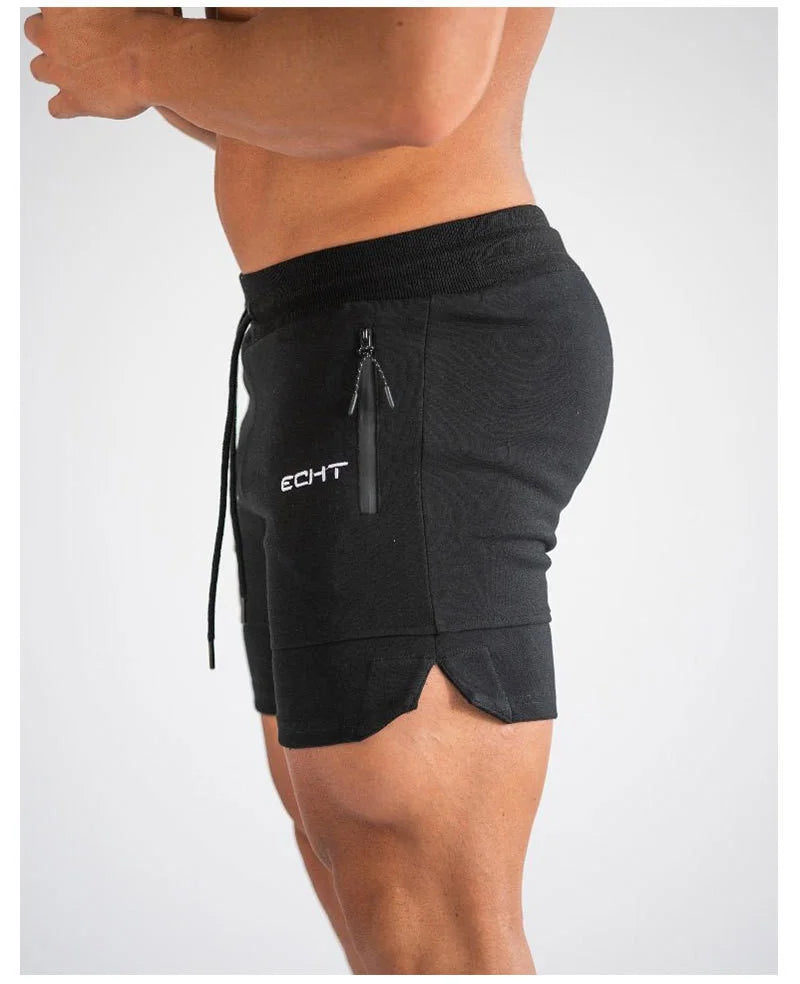 Heren Sportshort Met Ritszakken En Verstelbaar Koord Voor Actieve Sporters – UGO FLEX